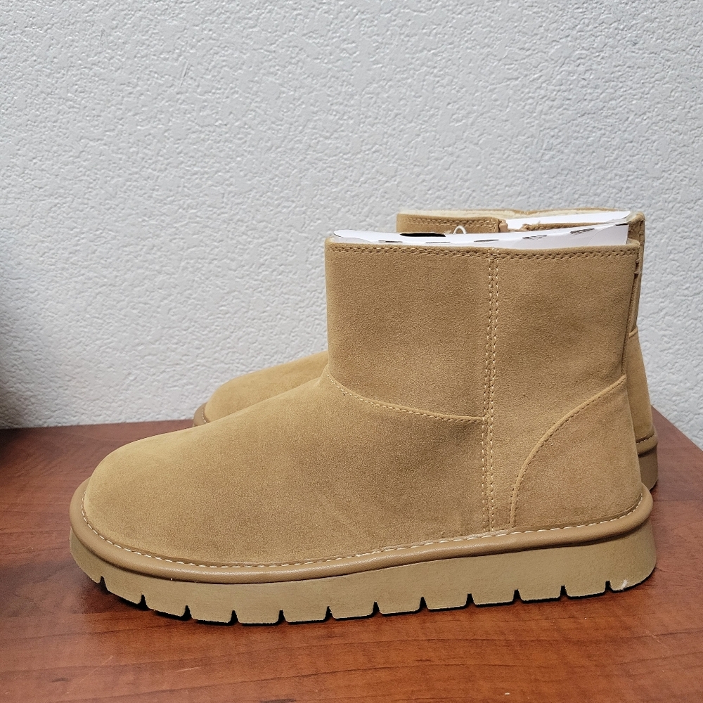 Universal Thread Women May Boots With Memory Foam Tan NWOB - Picture 3 of 9